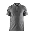 Craft Sport-Polo Casual Pique dunkelgrau Herren